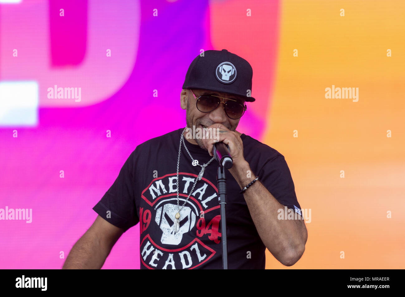 Clifford Joseph Preis, MBE, besser bekannt unter seinem Künstlernamen Goldie, ist ein englischer Musiker, DJ, bildende Künstler und Schauspieler von Walsall. Credit: Darron Mark/Alamy leben Nachrichten Stockfoto