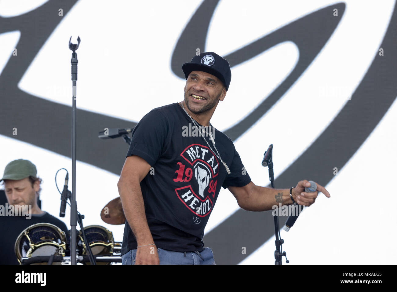 Clifford Joseph Preis, MBE, besser bekannt unter seinem Künstlernamen Goldie, ist ein englischer Musiker, DJ, bildende Künstler und Schauspieler von Walsall. Credit: Darron Mark/Alamy leben Nachrichten Stockfoto