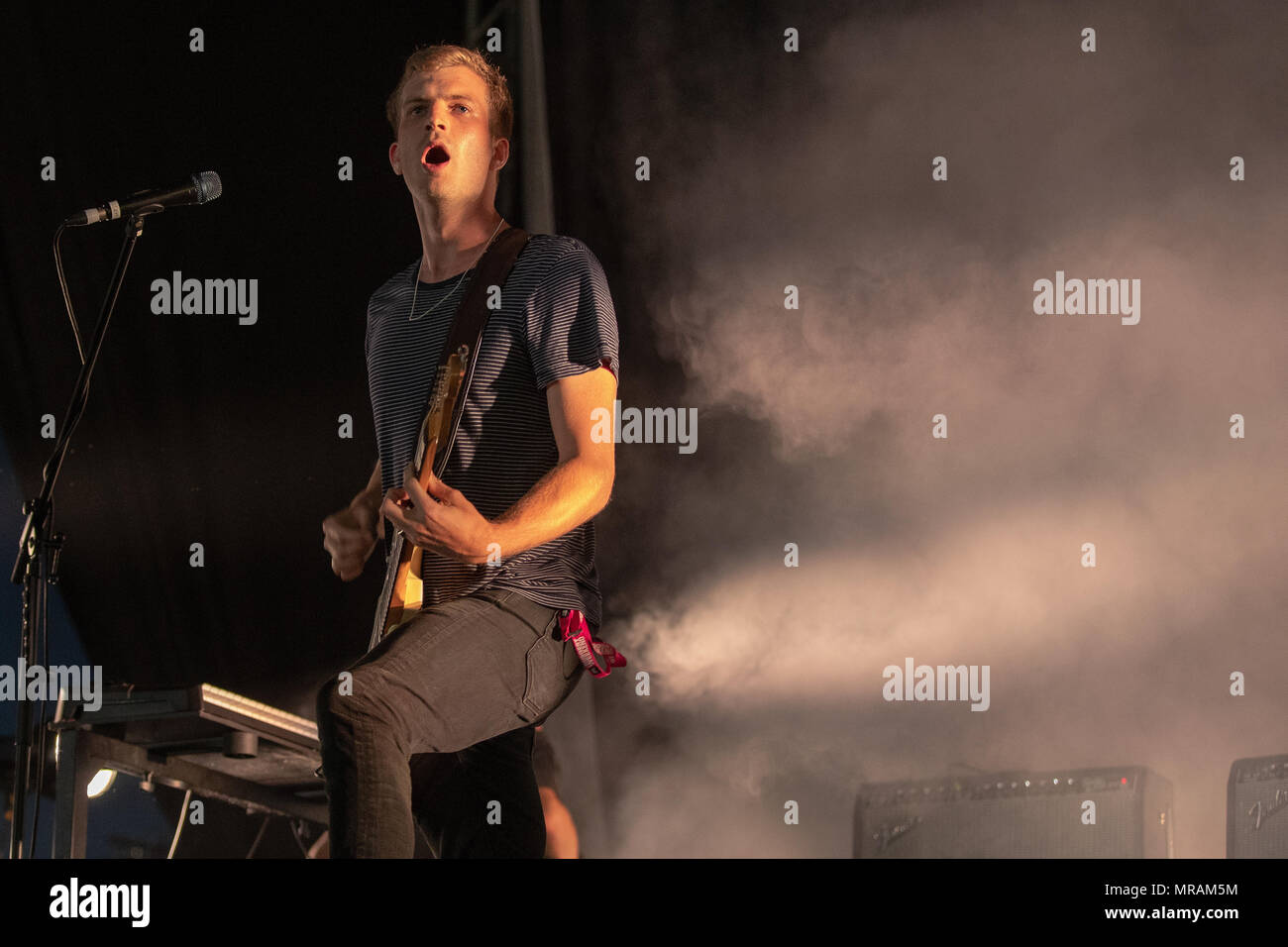 Swansea, Wales. 26. Mai 2018, Wolf Alice auf der größten Wochenende in Singleton Park, Swansea, die am 5. Mai 2018, Wales. © Jason Richardson/Alamy leben Nachrichten Stockfoto