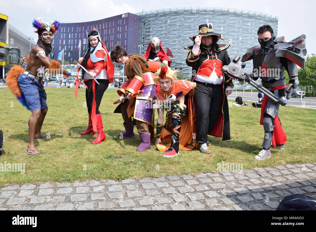 London, Großbritannien. 26 Mai, 2018. Comic Con Cosplay London 2018 Credit: WatfordLondon/Alamy leben Nachrichten Stockfoto