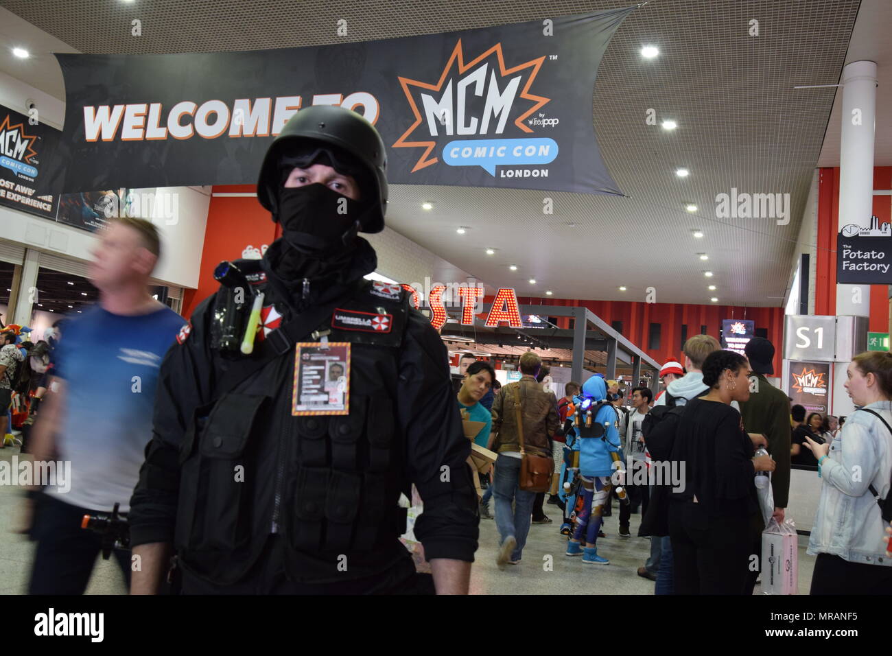 London, Großbritannien. 26 Mai, 2018. Comic Con Cosplay London 2018 Credit: WatfordLondon/Alamy leben Nachrichten Stockfoto