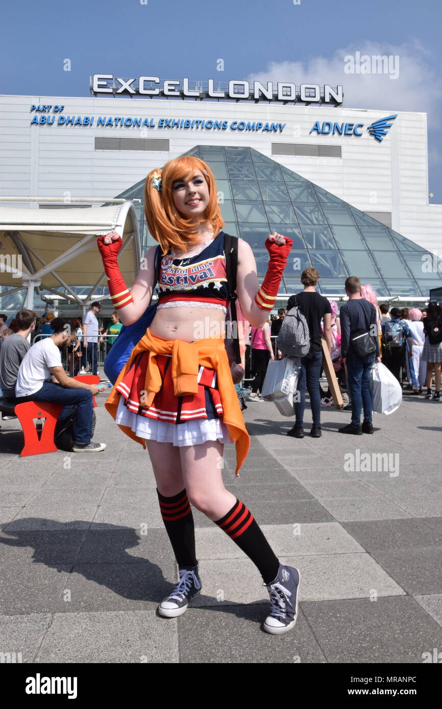 London, Großbritannien. 26 Mai, 2018. Comic Con Cosplay London 2018 Credit: WatfordLondon/Alamy leben Nachrichten Stockfoto