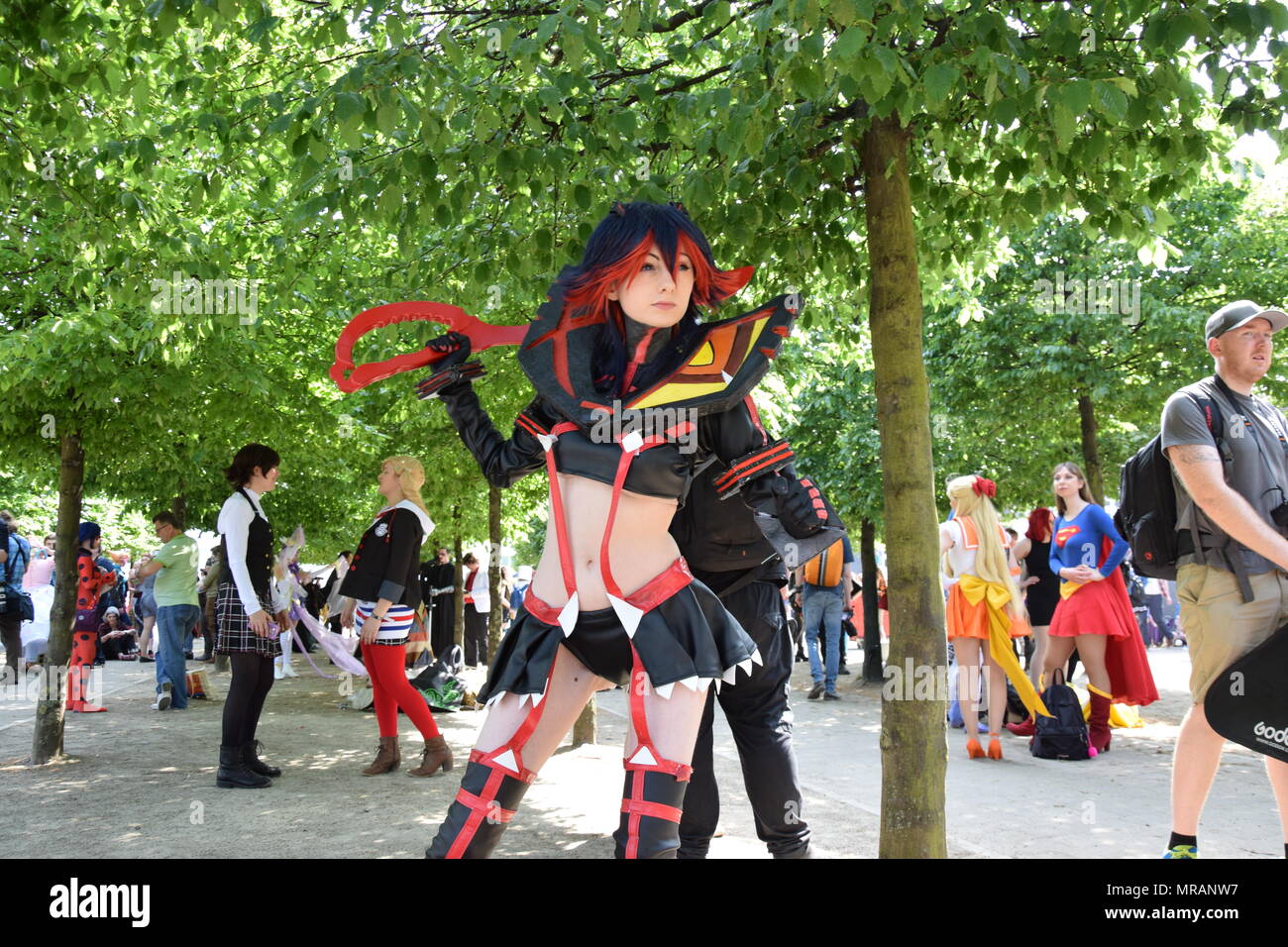 London, Großbritannien. 26 Mai, 2018. Comic Con Cosplay London 2018 Credit: WatfordLondon/Alamy leben Nachrichten Stockfoto