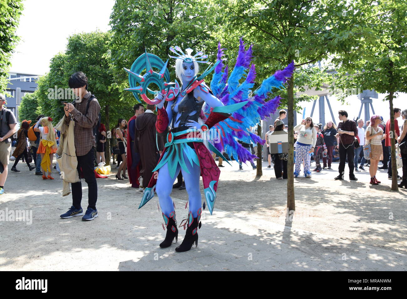 London, Großbritannien. 26 Mai, 2018. Comic Con Cosplay London 2018 Credit: WatfordLondon/Alamy leben Nachrichten Stockfoto
