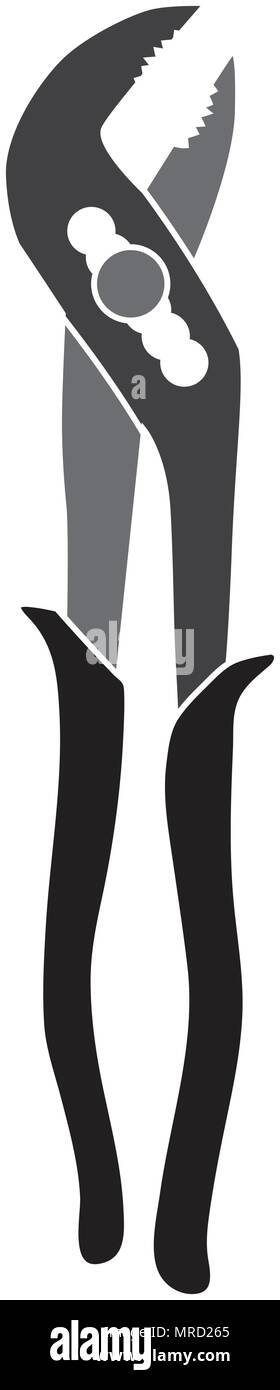 Werkzeuge isoliert auf weißem Vector Illustration Stock Vektor