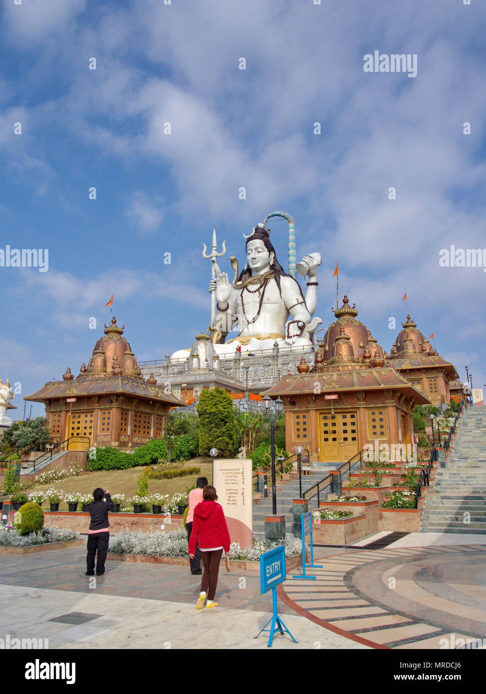 Ramayana hinduistischen Gottes Statue in Namchi Stadt, Sikkim, in Indien, 15. April 2013. Stockfoto
