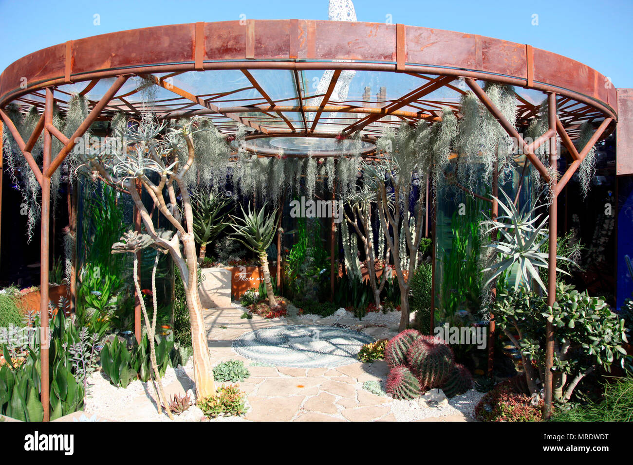 Pearlfisher Garten von John warland, RHS Chelsea Flower Show 2018 Stockfoto
