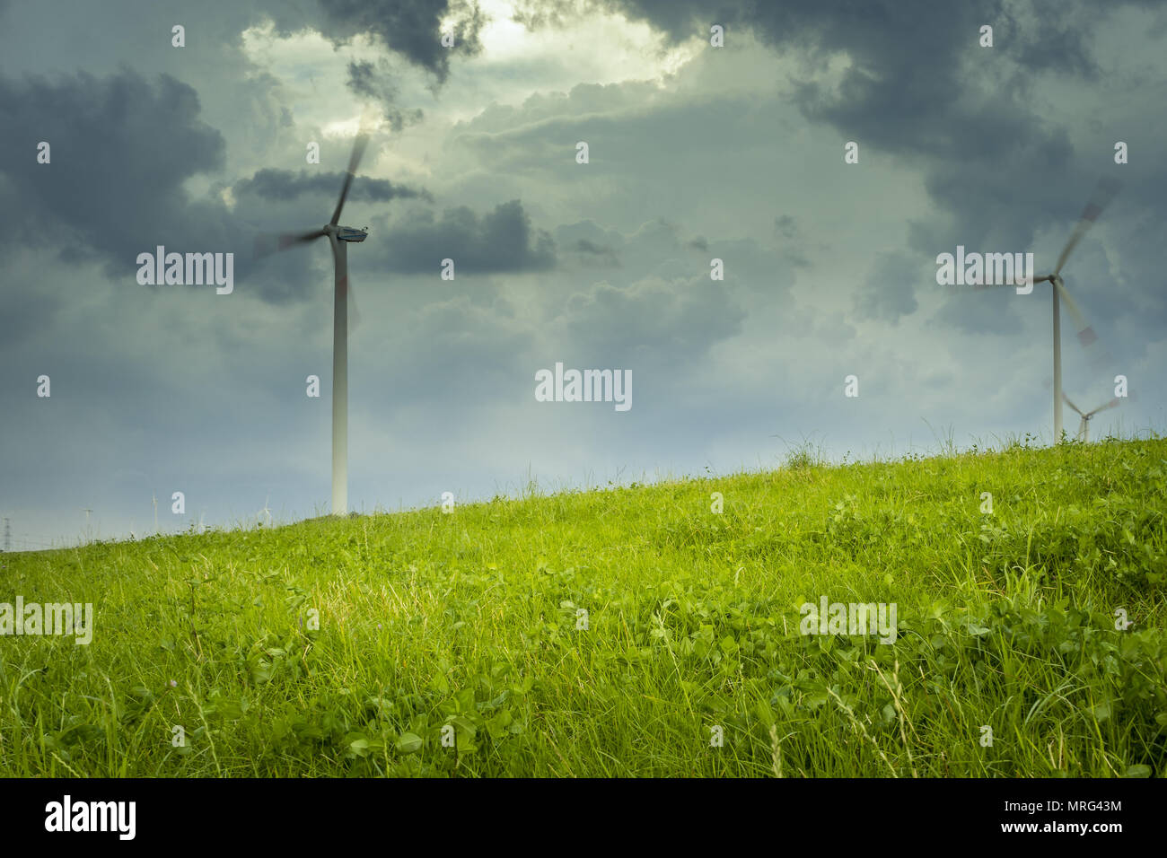 Die Windenergie Deutschland Stockfoto