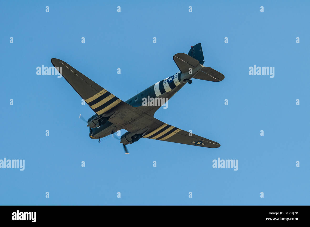 Douglas C-47 Skytrain Ebene Stockfoto
