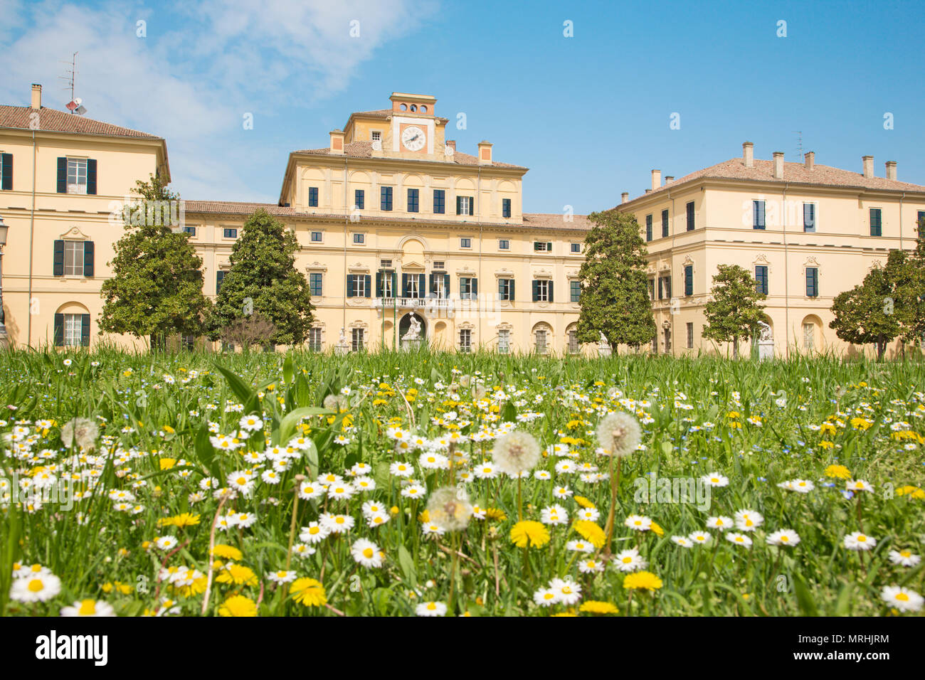 PARMA, Italien - 18 April 2018: Der Palast Palazzo Ducale - Dogenpalast. Stockfoto