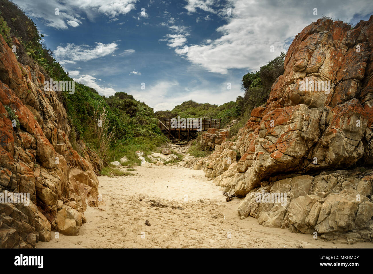 Plettenberg Bay Beach reisen Stockfoto