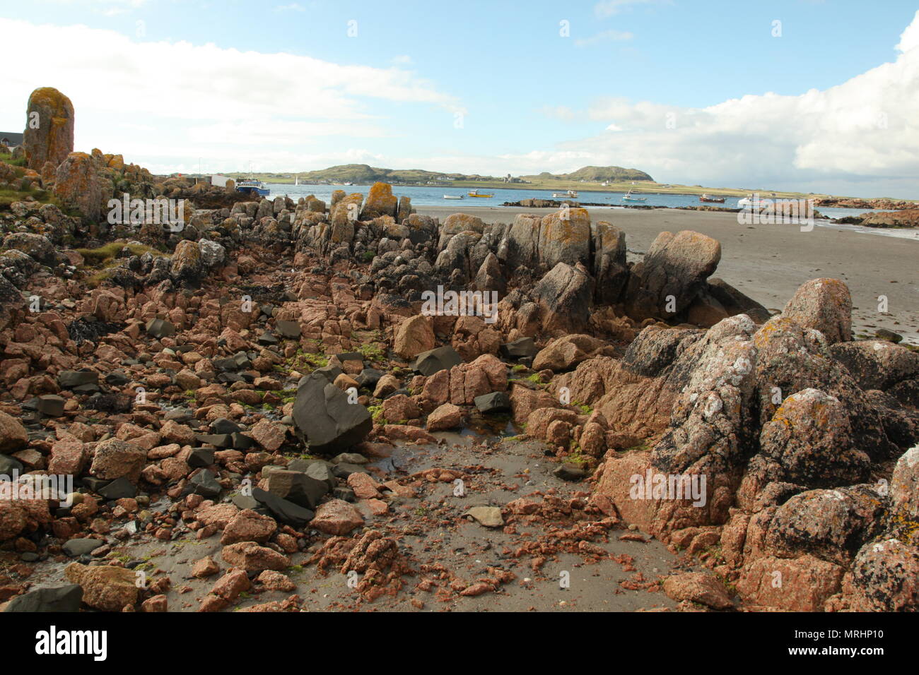 Strand von Fionnphort, Isle of Mull, Schottland, Vereinigtes Königreich Stockfoto