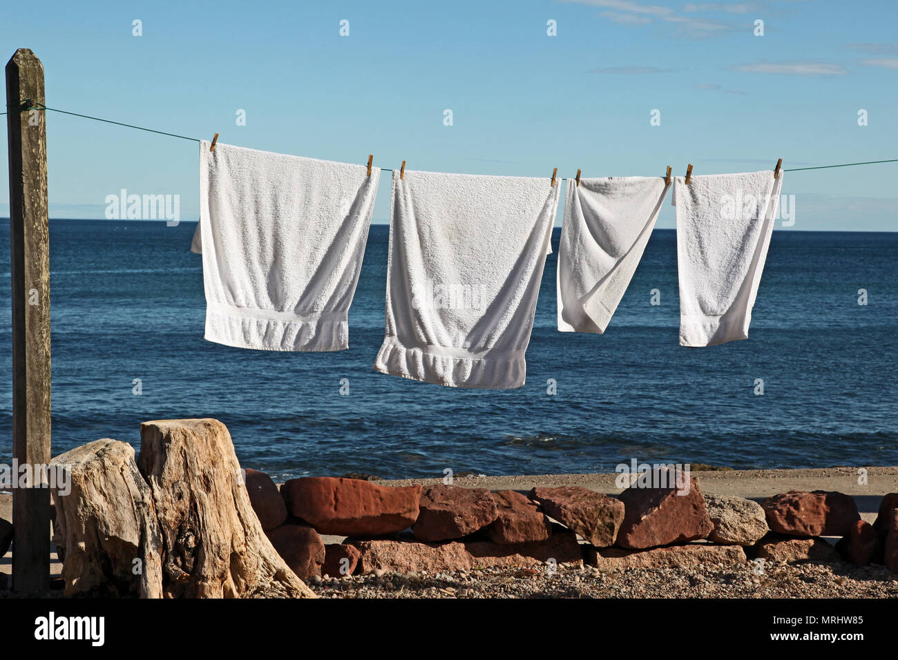 Pennan, Aberdeenshire, Schottland, Großbritannien Stockfoto