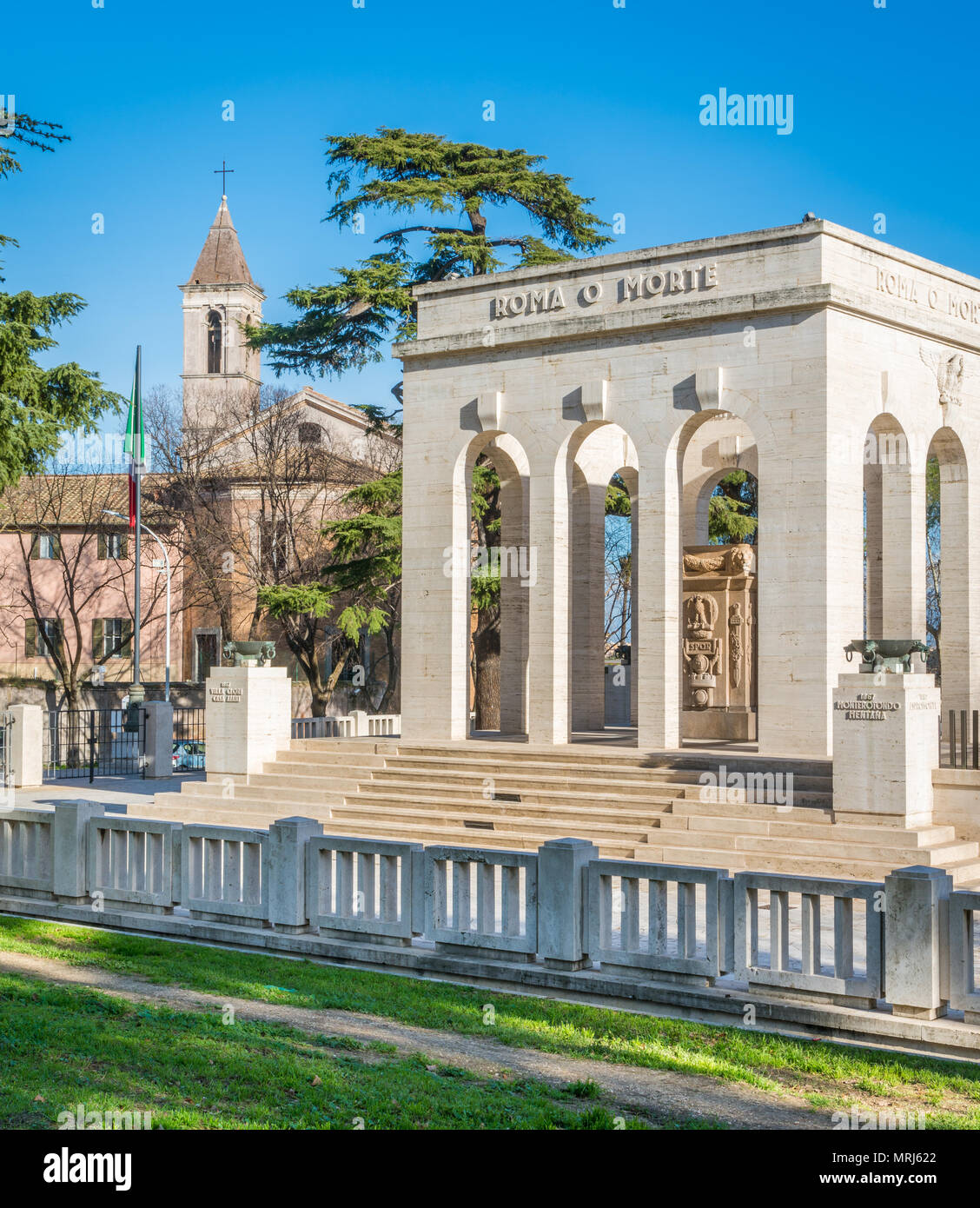 Mausoleum Beinhaus Garibaldi in Rom, Italien. Stockfoto