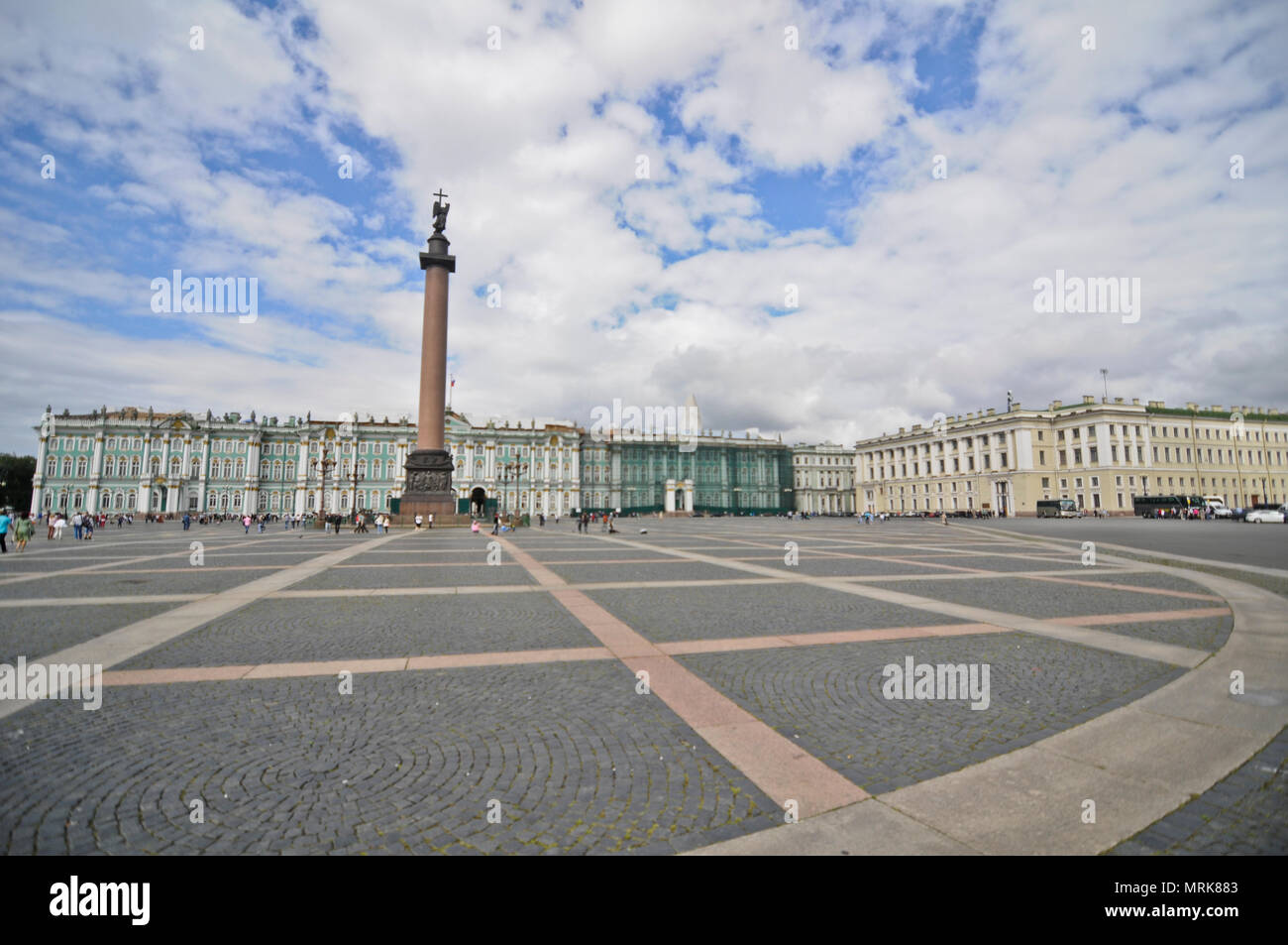 Schlossplatz, Sankt Petersburg, Russland Stockfoto