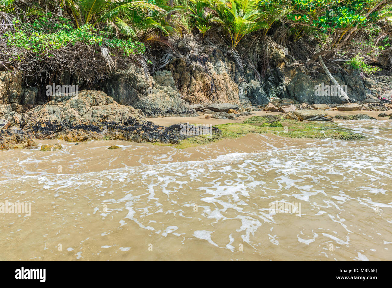 Der schöne Strand Landschaft in Südamerika tropische Sonne Stockfoto