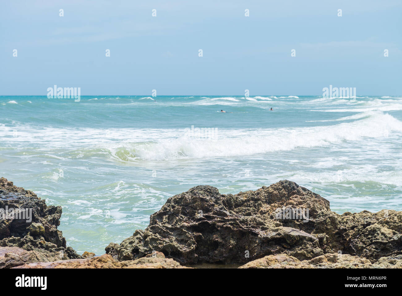 Der schöne Strand Landschaft in Südamerika tropische Sonne Stockfoto