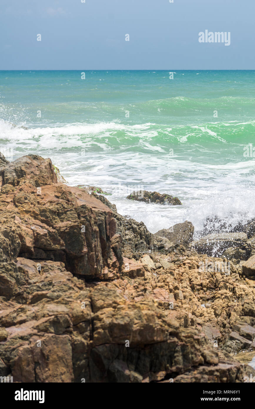 Der schöne Strand Landschaft in Südamerika tropische Sonne Stockfoto