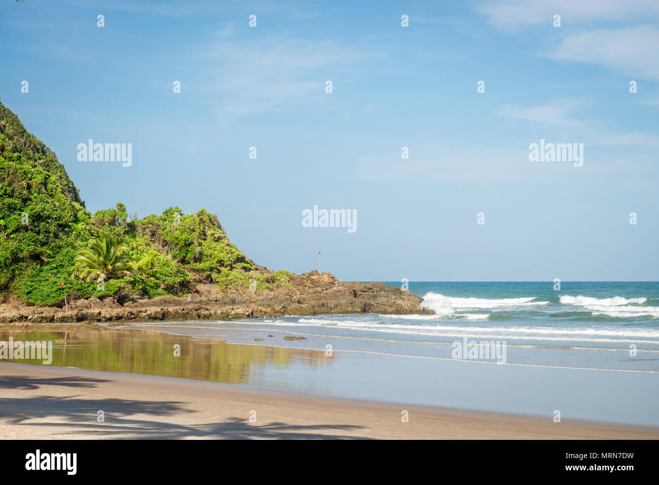 Schöner Strand und Natur in der Nähe von Itacare in Bahia Brasilien Stockfoto