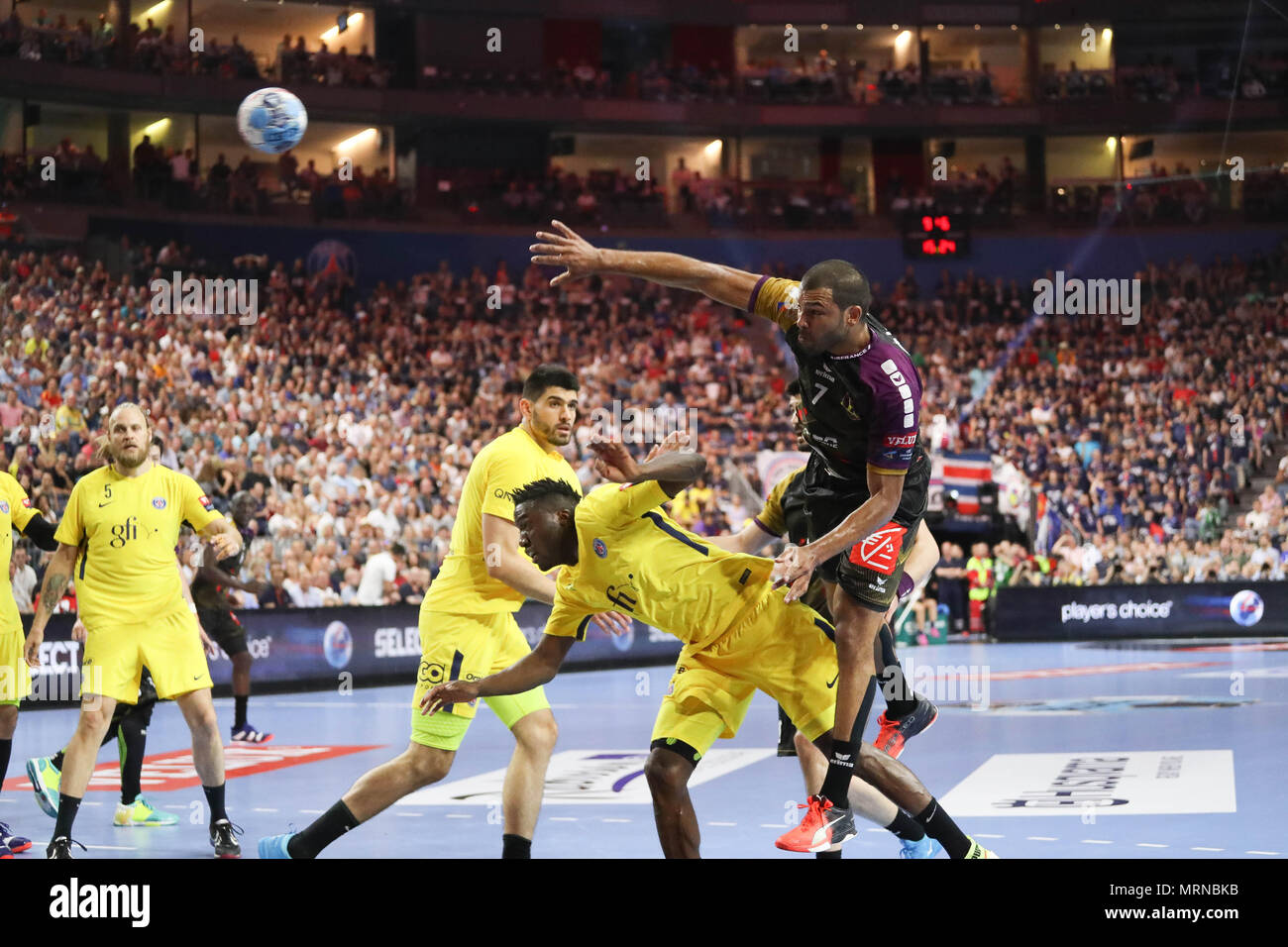 Nicolas Claire (HBC Nantes) während der EHF Champions League Final 4, Halbfinale handball Match zwischen HBC Nantes und Paris Saint-Germain Handball am 26. Mai 2018 in der Lanxess-Arena in Köln, Deutschland - Foto Laurent Lairys/DPPI Stockfoto