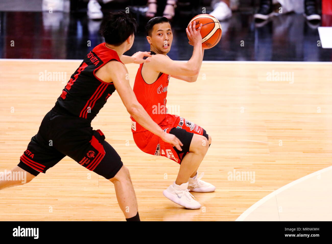 Kanagawa, Japan. 26 Mai, 2018. Yuki Togashi (Jets) Basketball: B.Liga Meisterschaft 2017-18 Finale zwischen Alvark Tokyo 85-60 Chiba Jets in der Yokohama Arena in Kanagawa, Japan. Credit: Naoki Nishimura/LBA SPORT/Alamy leben Nachrichten Stockfoto