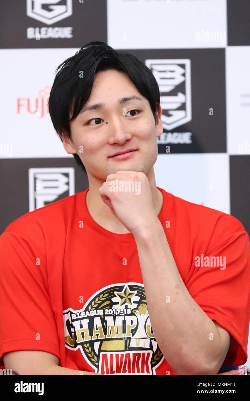 Kanagawa, Japan. 26 Mai, 2018. Daiki Tanaka (Alvark) Basketball: B.Liga Meisterschaft 2017-18 Finale zwischen Alvark Tokyo 85-60 Chiba Jets in der Yokohama Arena in Kanagawa, Japan. Credit: Naoki Nishimura/LBA SPORT/Alamy leben Nachrichten Stockfoto