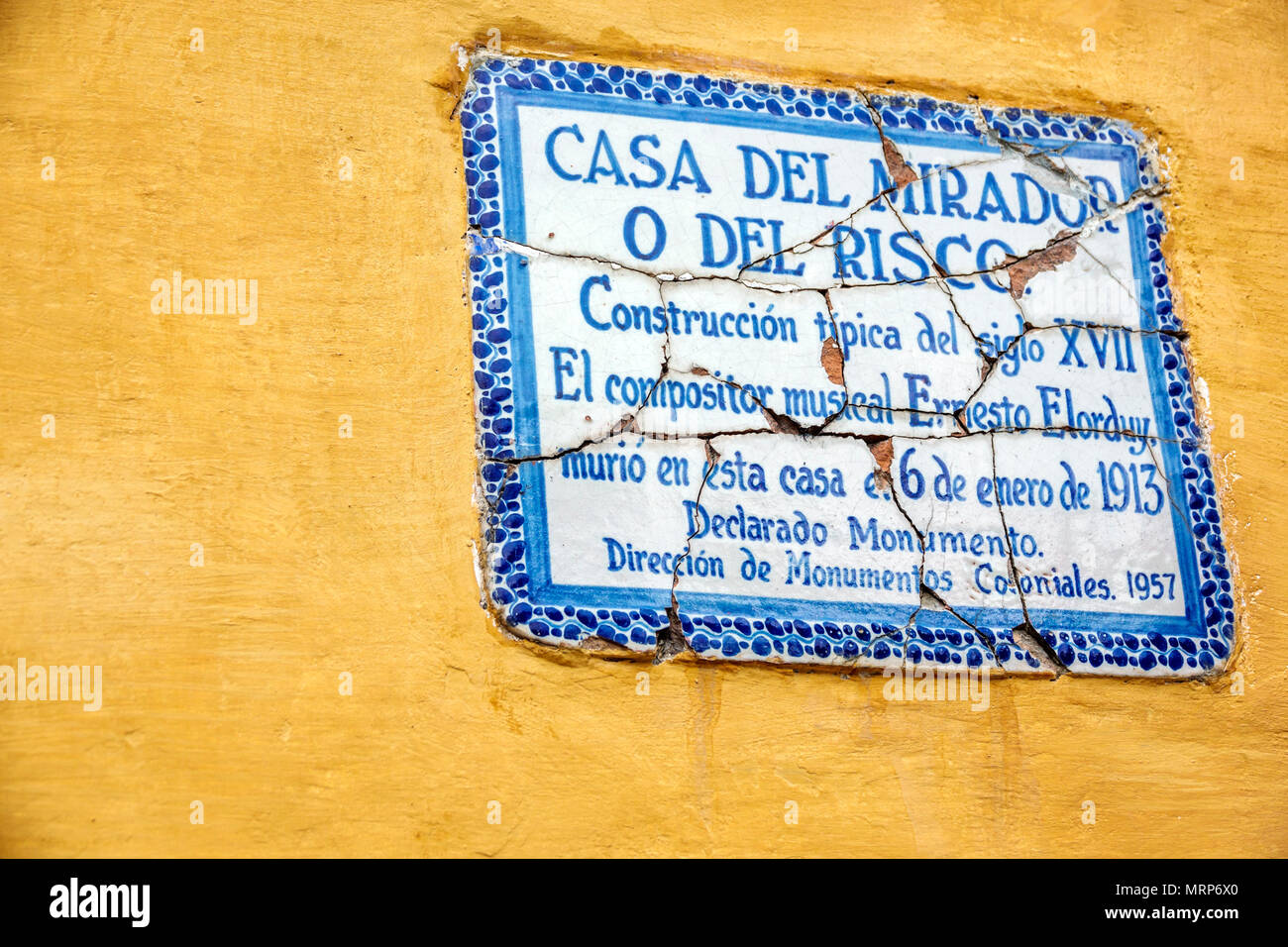 Mexiko-Stadt, spanisch, mexikanisch, Alvaro Obregon San Angel, Museo Casa del Risco Museum, Kulturzentrum, historisches neokoloniales Haus, Exter Stockfoto
