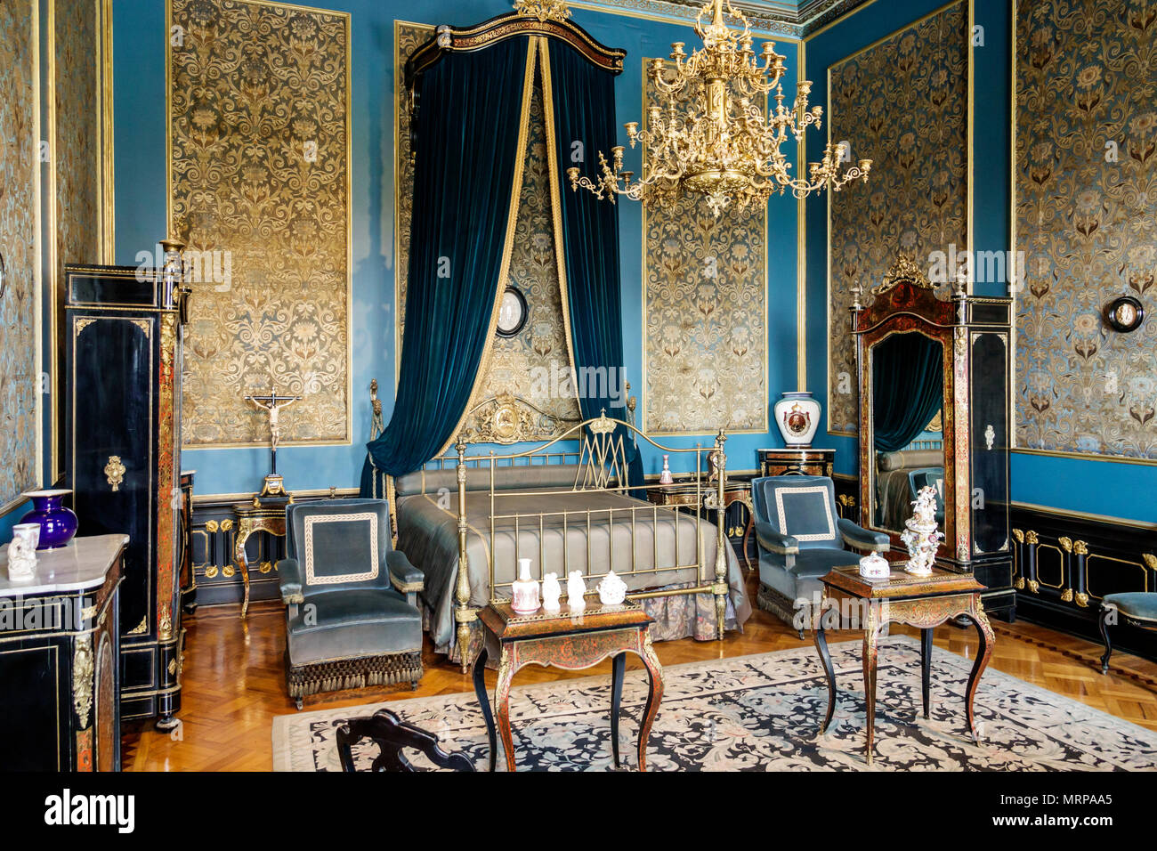 Mexiko-Stadt, Polanco, Hispanic, Immigranten, Mexikaner, Bosque de Chapultepec Waldpark parque, Castillo de Chapultepec Castle, Kaiserin Charlotte Be Stockfoto