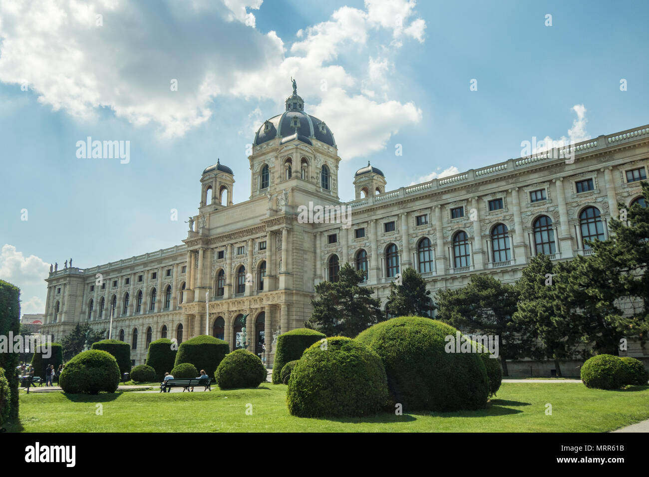 Das National History Museum, Wien, Österreich. Stockfoto