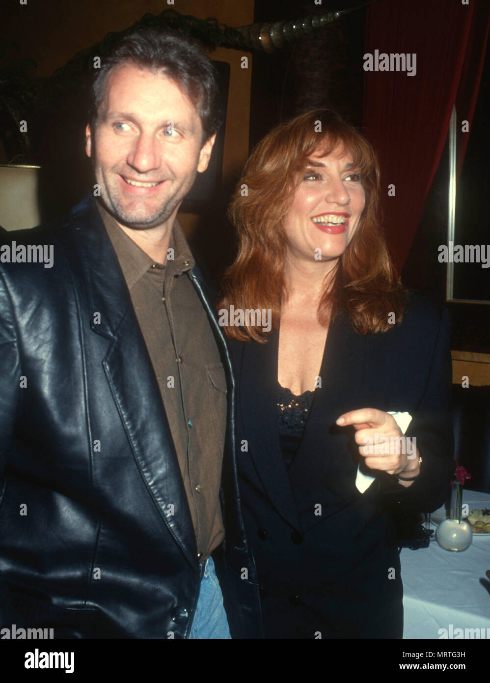 LOS ANGELES, Ca - 15 April: (L-R) Schauspieler Ed O'Neill und Schauspielerin Katey Sagal teilnehmen, bin verheiratet mit Kindern" Veranstaltung am 15. April in Los Angeles, Kalifornien 1991. Foto von Barry King/Alamy Stock Foto Stockfoto