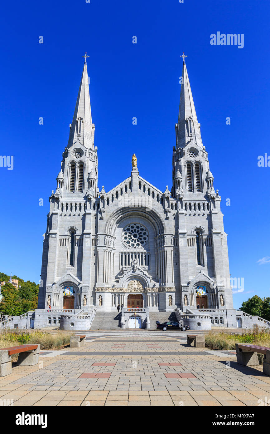 Basilika Sainte-Anne-de-Beaupré, Sainte-Anne-de-Beaupré, Provinz Québec, Kanada Stockfoto