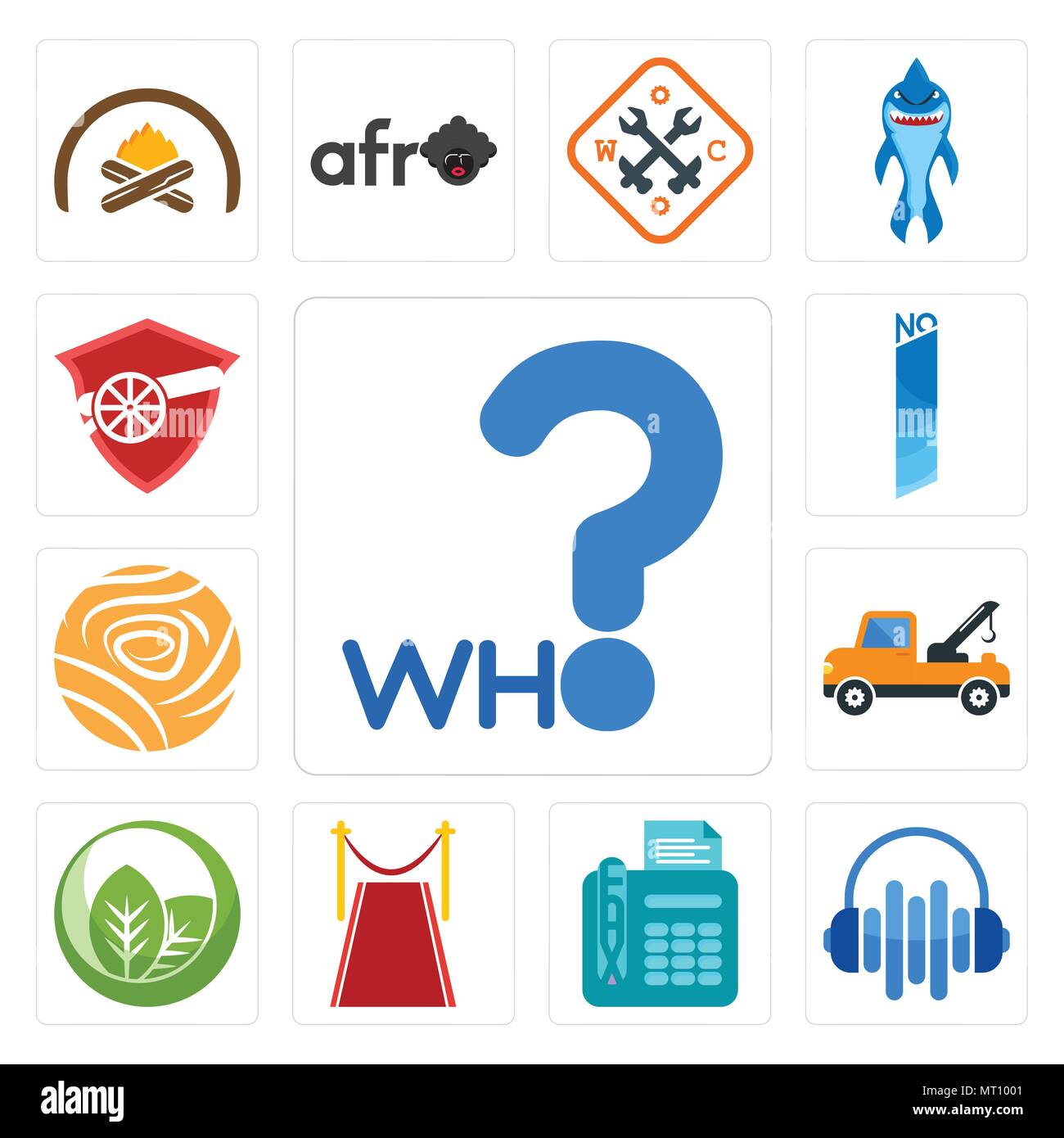 Satz Von 13 Einfache Editierbare Symbole Wie Who Audio Visuelle