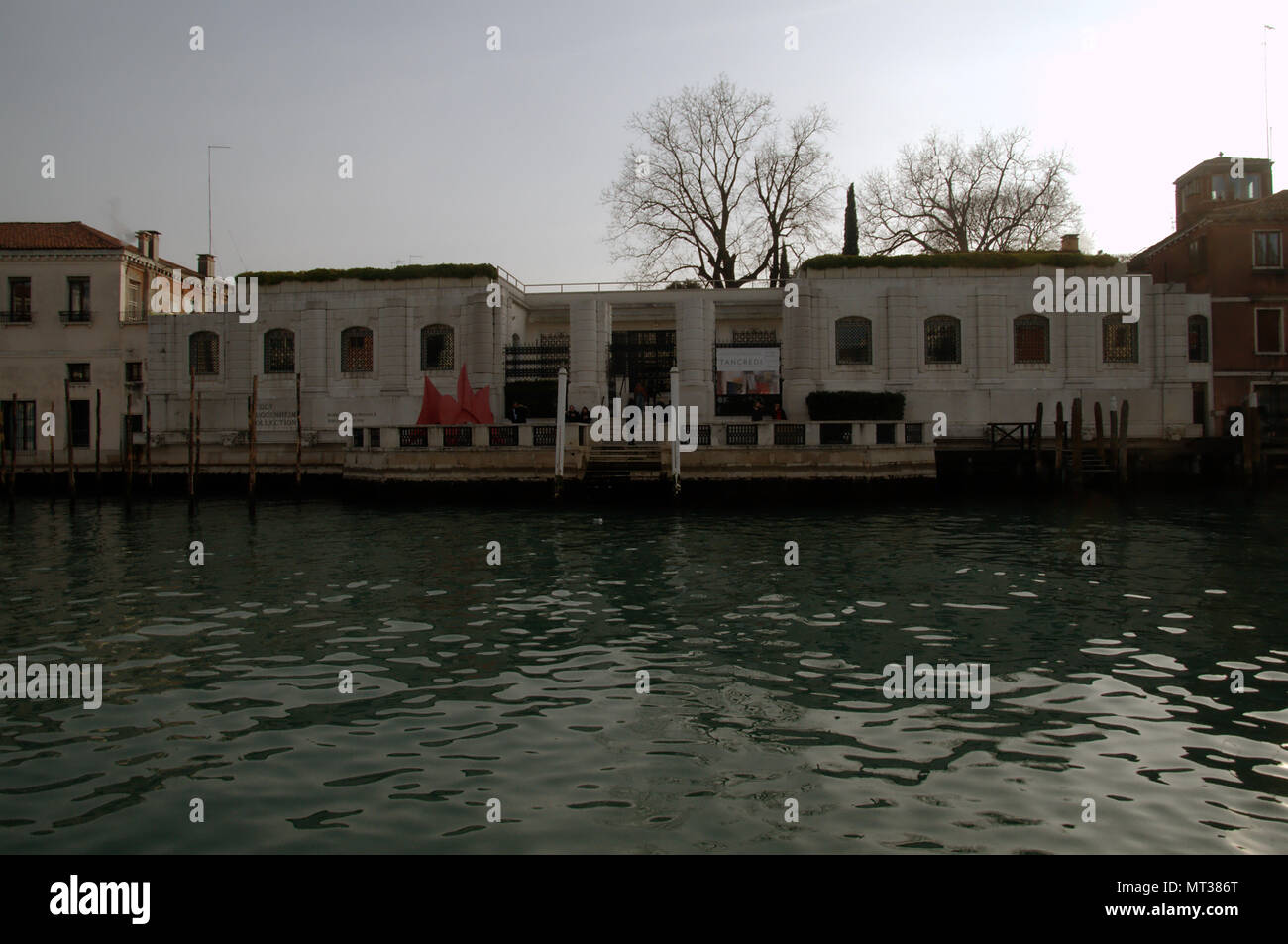 Peggy Guggenheim Sammlung an der Küste von Venedig Gran Canale Stockfoto