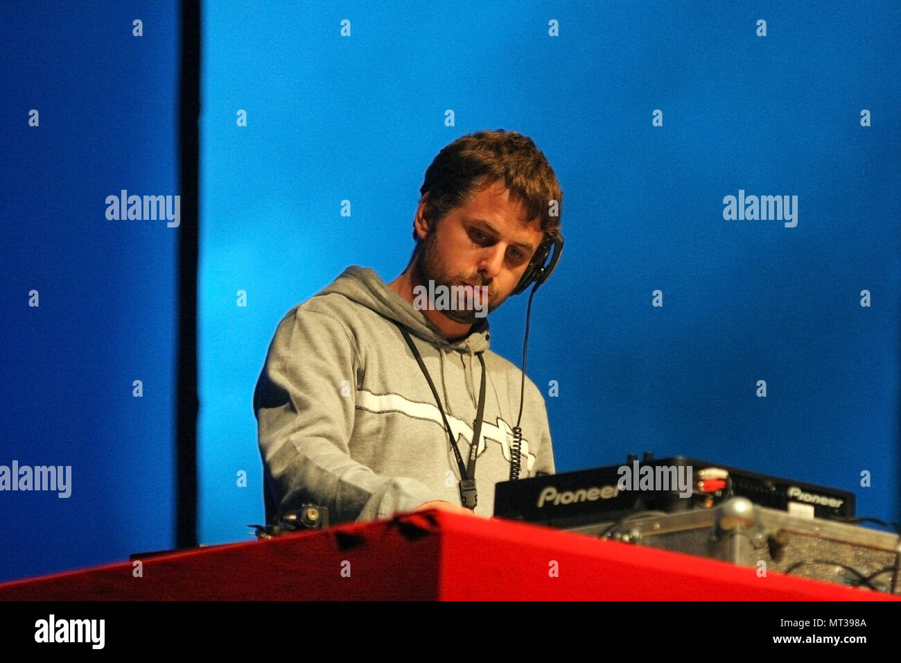 Nathan Detroit DJ spielen bei der Exit Festival 2005, Novi-Sad, Serbien. Stockfoto