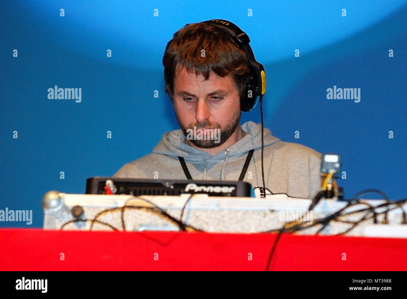 Nathan Detroit DJ spielen bei der Exit Festival 2005, Novi-Sad, Serbien. Stockfoto