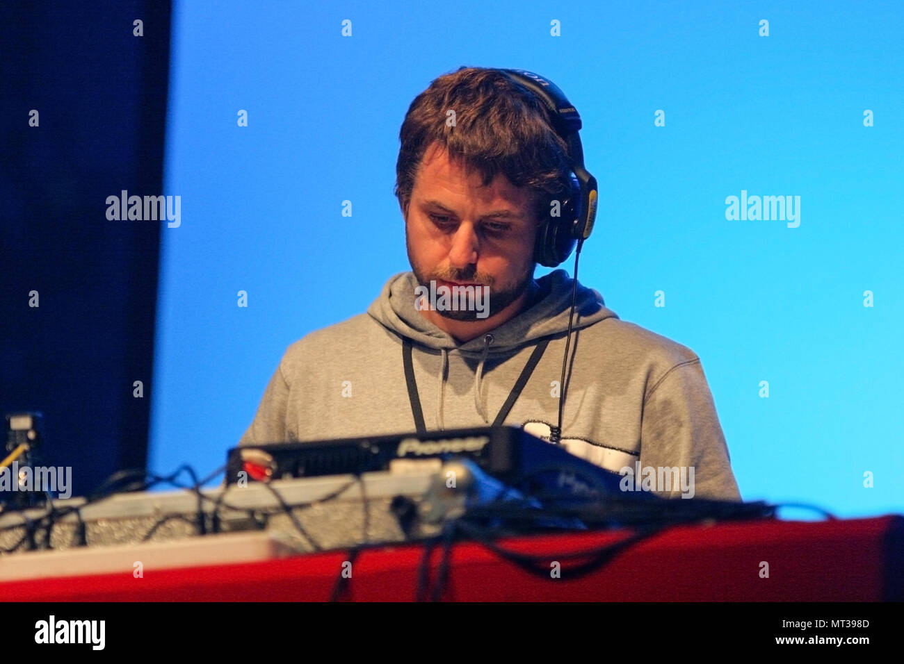 Nathan Detroit DJ spielen bei der Exit Festival 2005, Novi-Sad, Serbien. Stockfoto