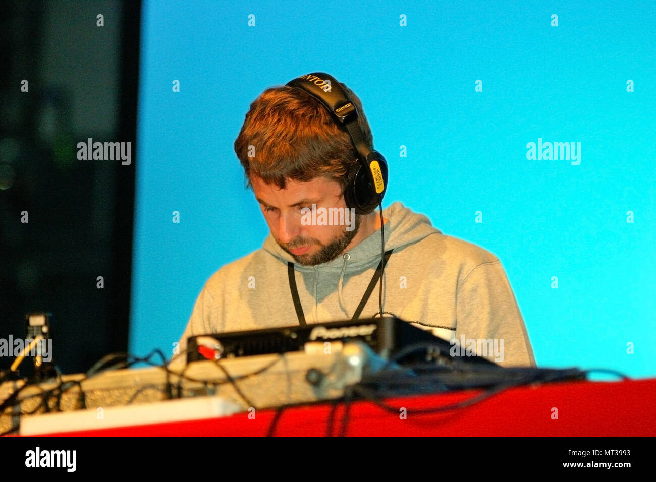 Nathan Detroit DJ spielen bei der Exit Festival 2005, Novi-Sad, Serbien. Stockfoto