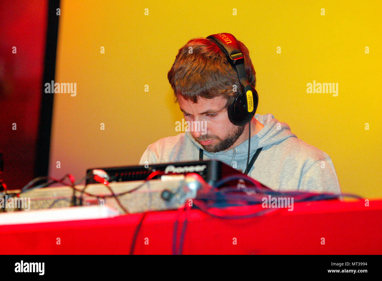 Nathan Detroit DJ spielen bei der Exit Festival 2005, Novi-Sad, Serbien. Stockfoto