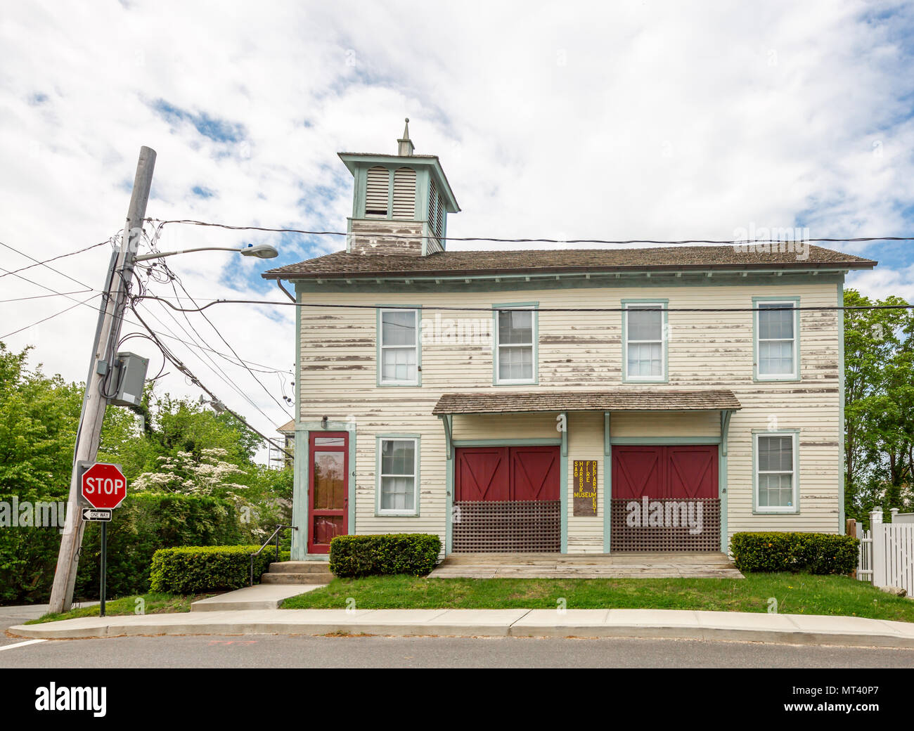Sag Harbor Feuerwehr Museum, Sag Harbor, NY Stockfoto