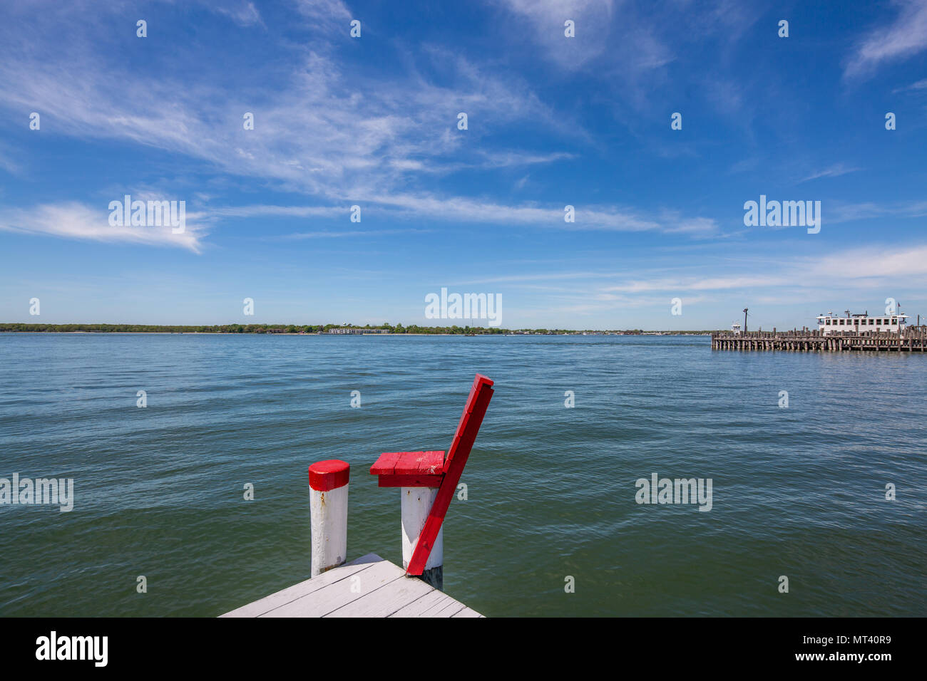 Shelter Island Heights Beach Club, Shelter Island, NY Stockfoto