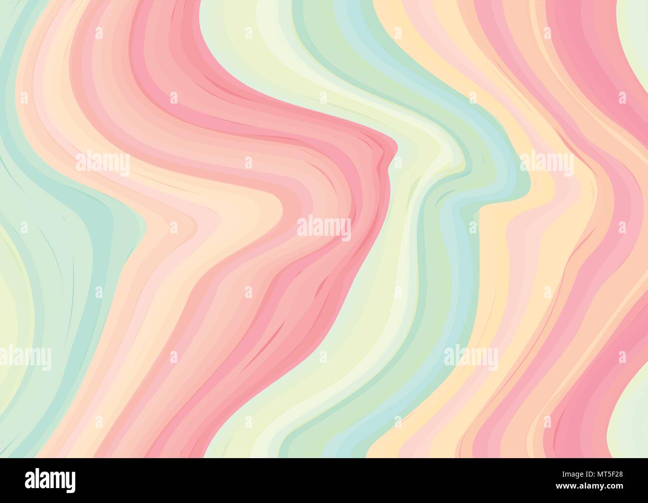 Abstrakte farbenfrohen Pastelltönen Marmor Textur Hintergrund. Stock Vektor