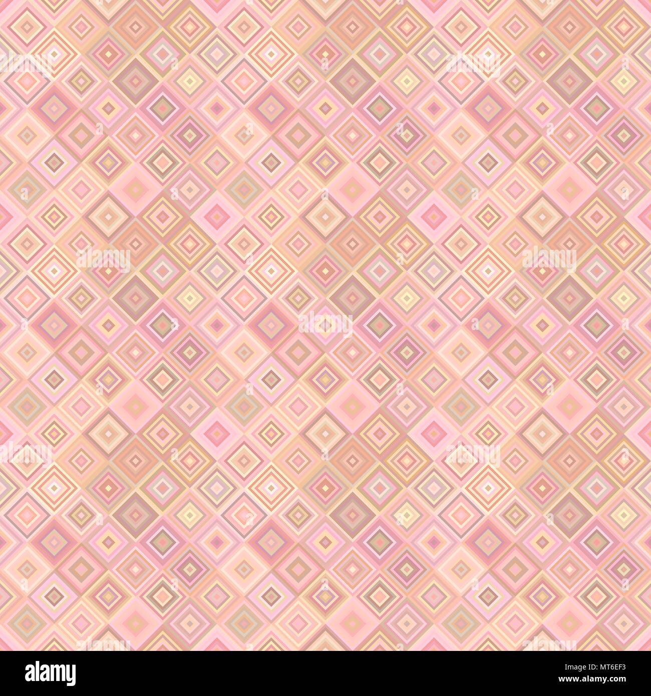 Abstrakte diagonalen quadratischen Muster-vector Mosaik Fliese Hintergrund Stock Vektor