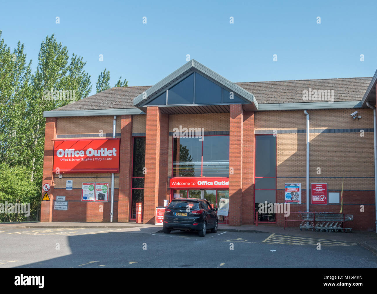 Office Outlet in Telford Stockfoto