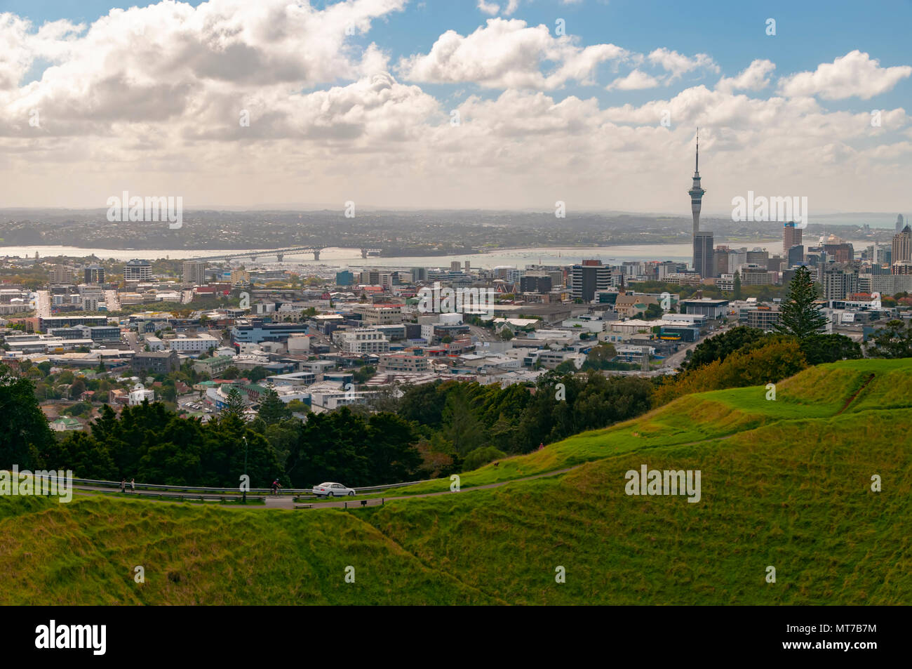Mount Eden, Auckland, Nordinsel, Neuseeland Stockfoto