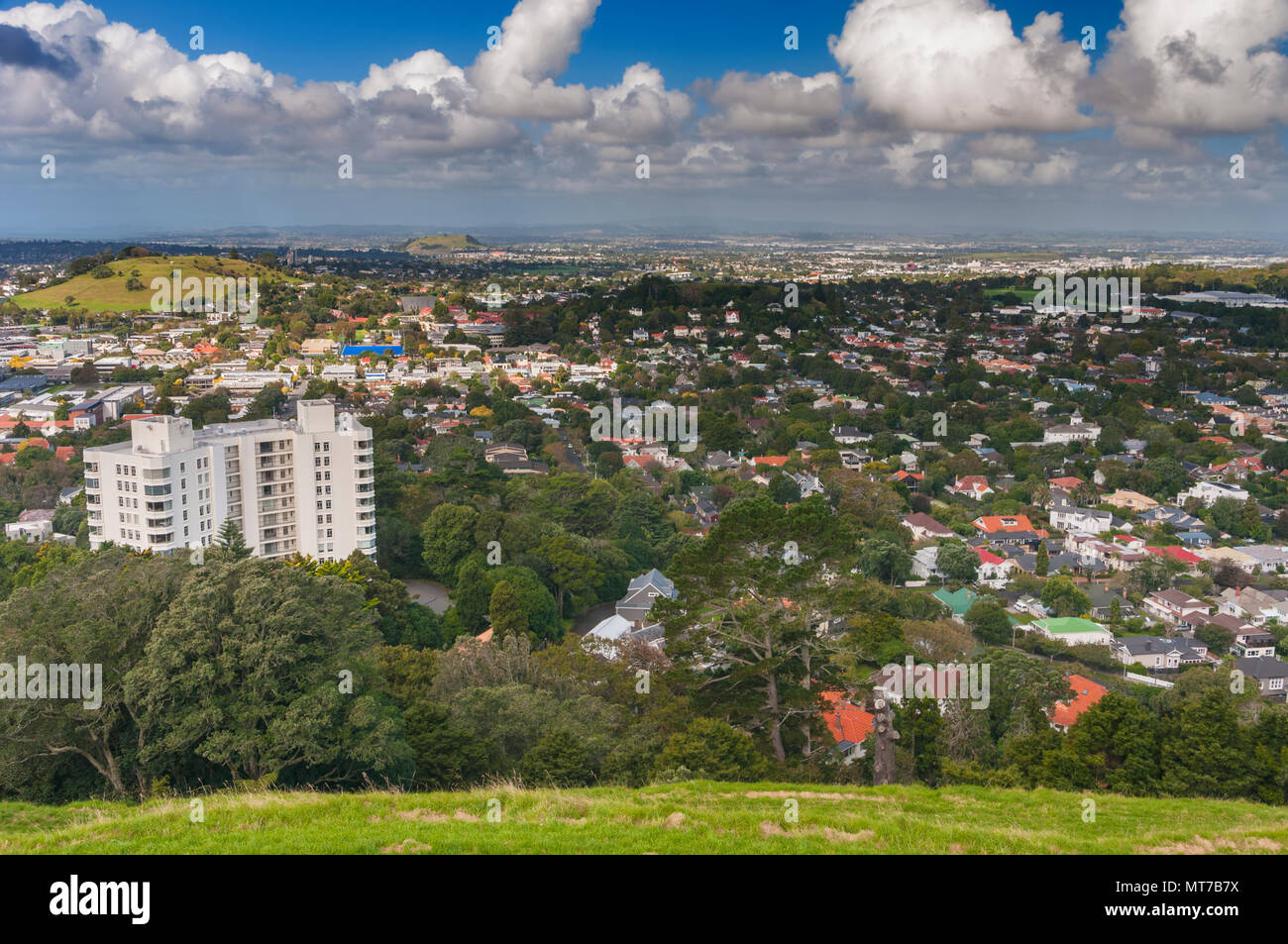 Mount Eden, Auckland, Nordinsel, Neuseeland Stockfoto