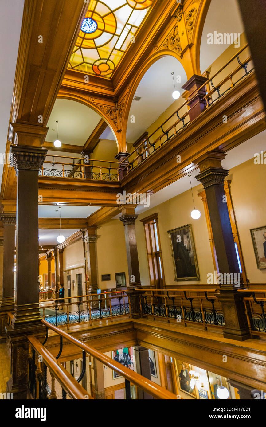 Innerhalb der Ontario Regierung Gebäude in Toronto, Kanada Stockfoto