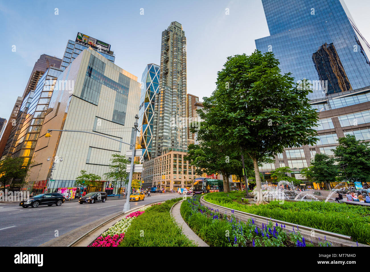 Columbus Circle, in Manhattan, New York City. Stockfoto
