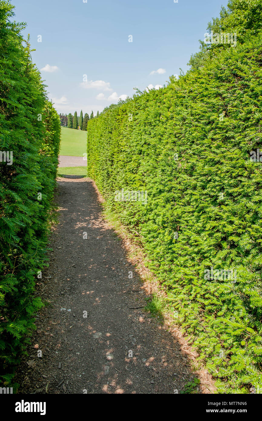 Bergamo: Botanischer Garten Stockfoto