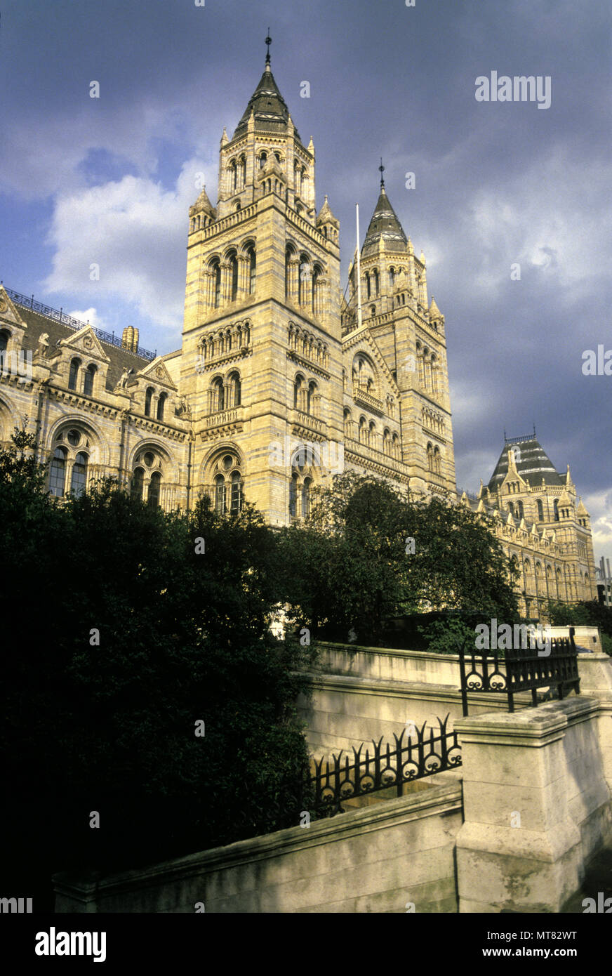 1988 historische National History Museum cromwell Road South Kensington London England Großbritannien Stockfoto