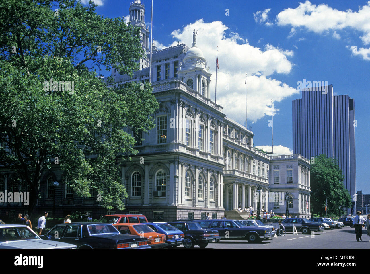 1988 Historisches Rathaus DOWNTOWN MANHATTAN NEW YORK CITY USA Stockfoto
